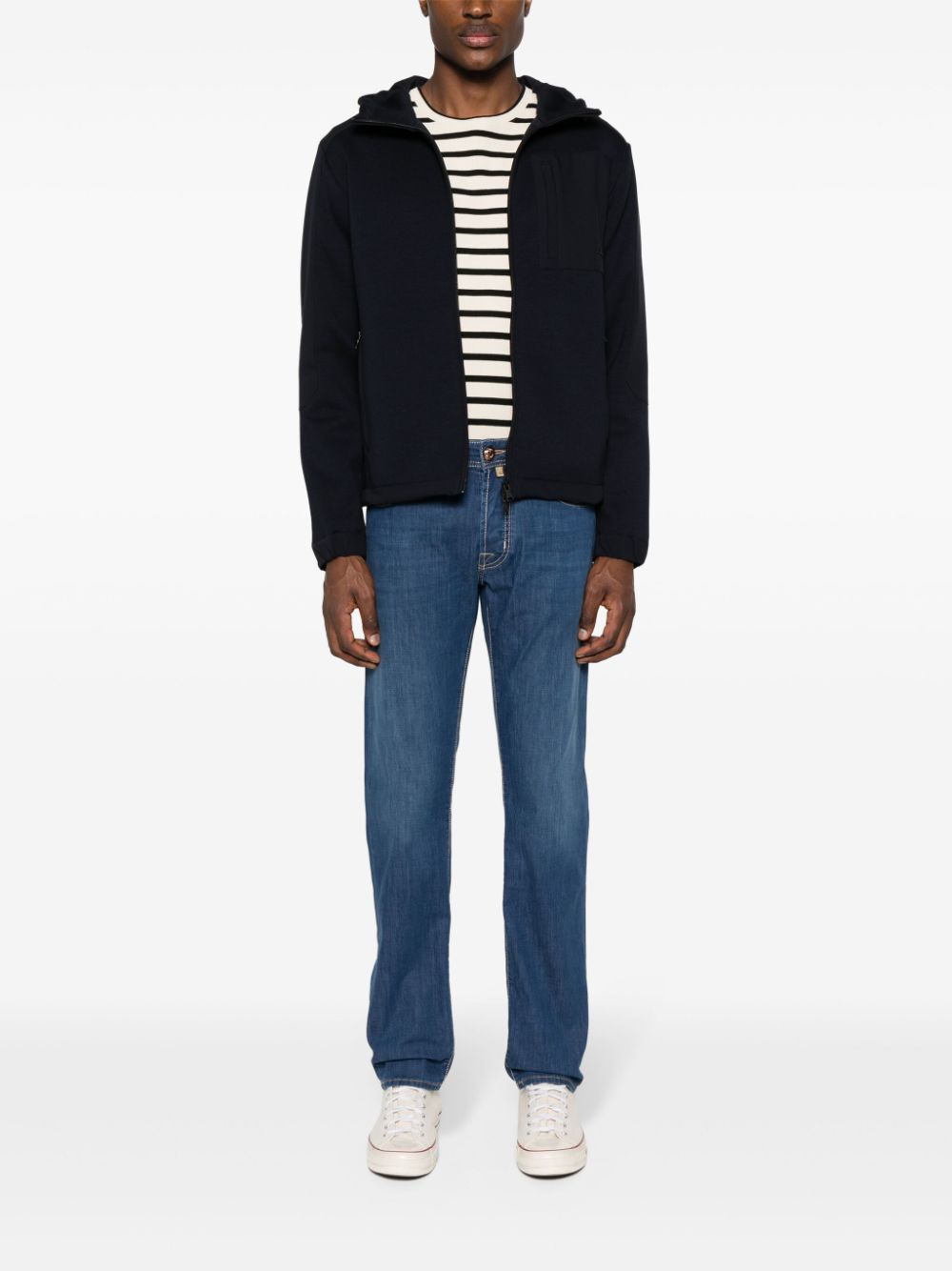 Maison-Kitsune Slim-Fit Jeans Men Jacob Cohën mid-rise slim-fit Jeans Blue