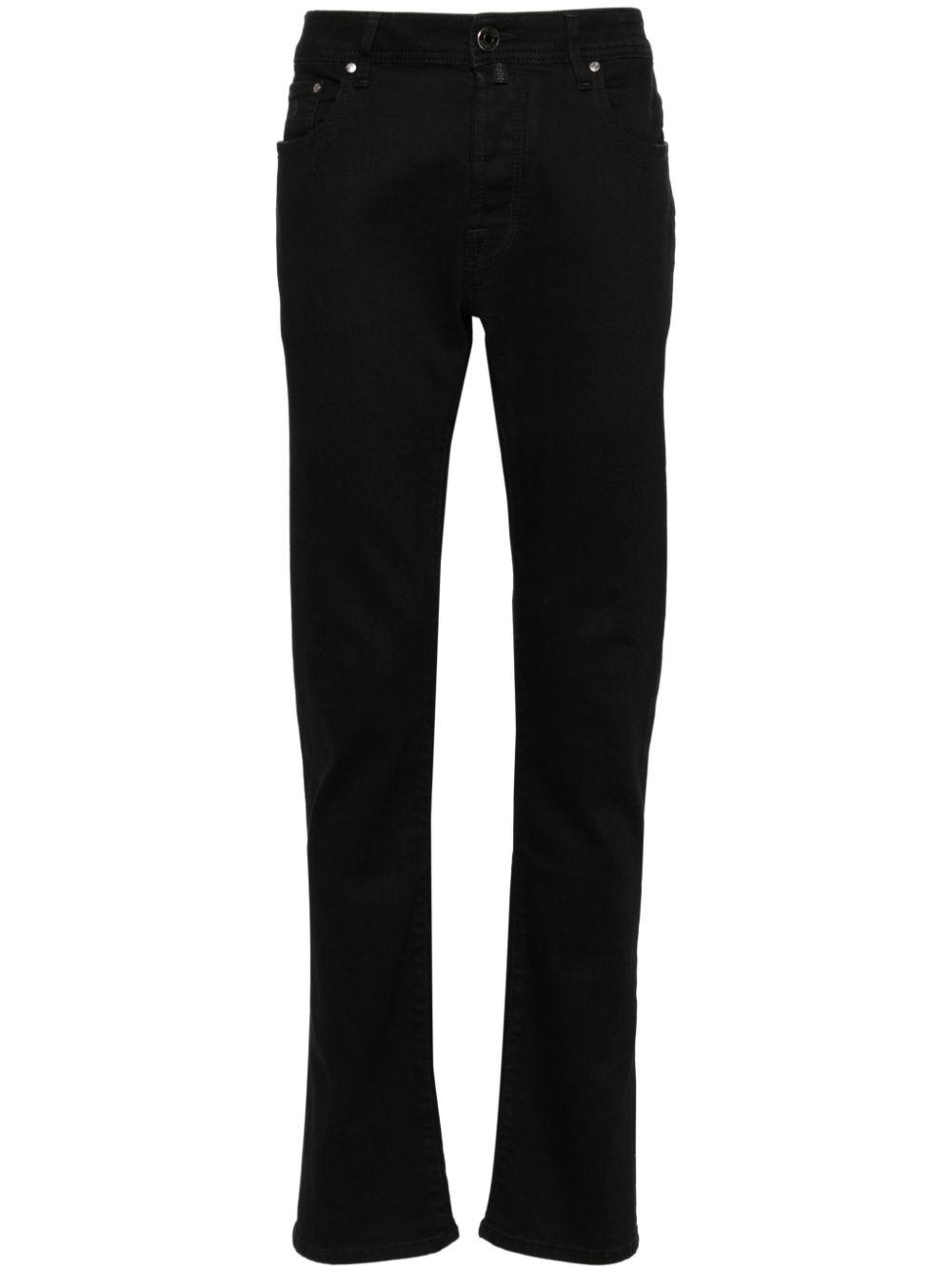 Jacob Cohën Bard Trousers Black Men Tapered Pants Maison-Kitsune