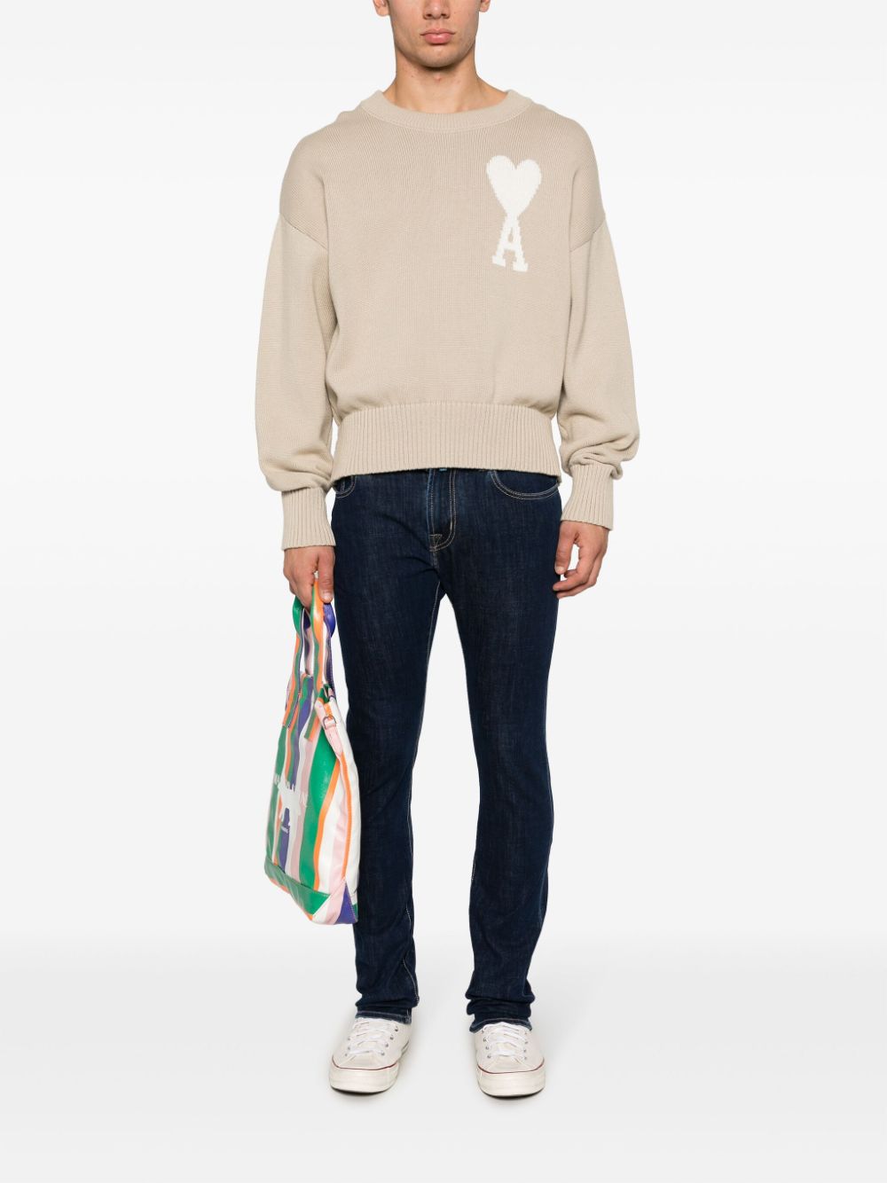 Jacob Cohën slim-cut dark-wash Jeans Blue Maison-Kitsune Men Slim-Fit Jeans