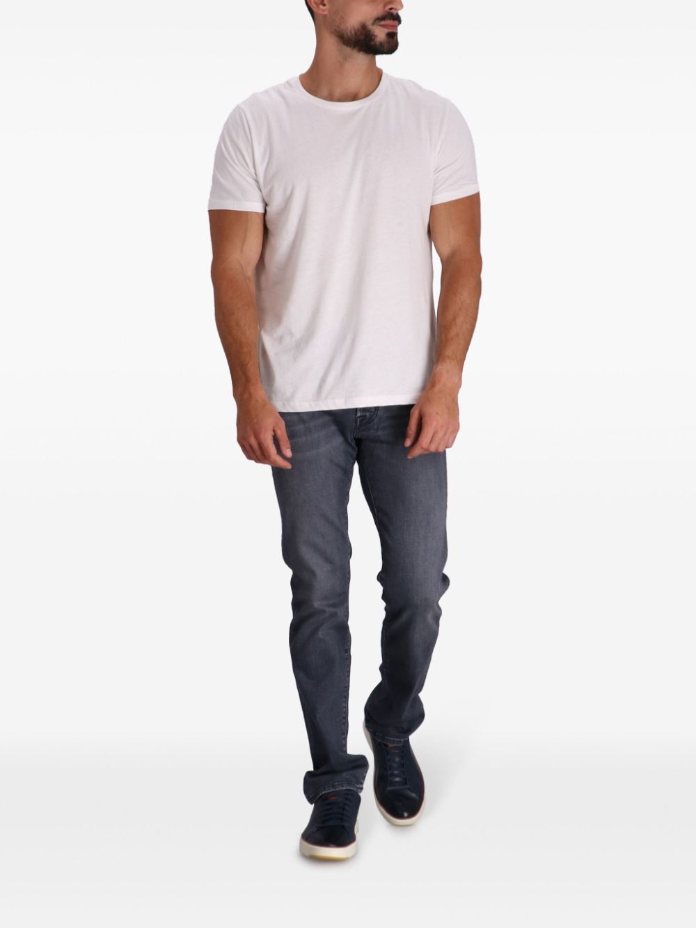 Maison-Kitsune Slim-Fit Jeans Men Jacob Cohën slim-fit Jeans Grey