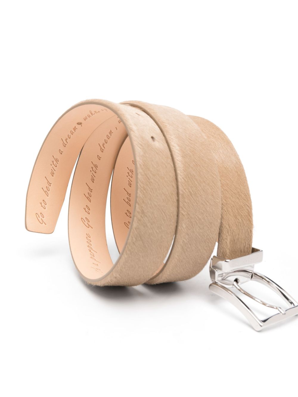 Jacob Cohën Calf Hair Belt Neutrals Maison-Kitsune Men Belts