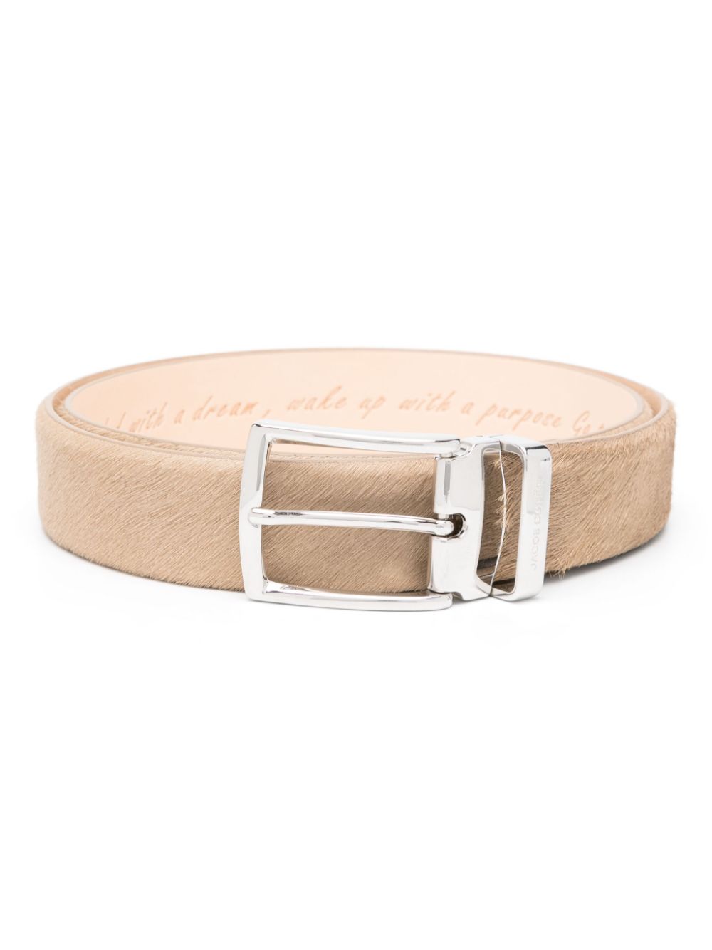 Jacob Cohën Calf Hair Belt Neutrals Maison-Kitsune Men Belts