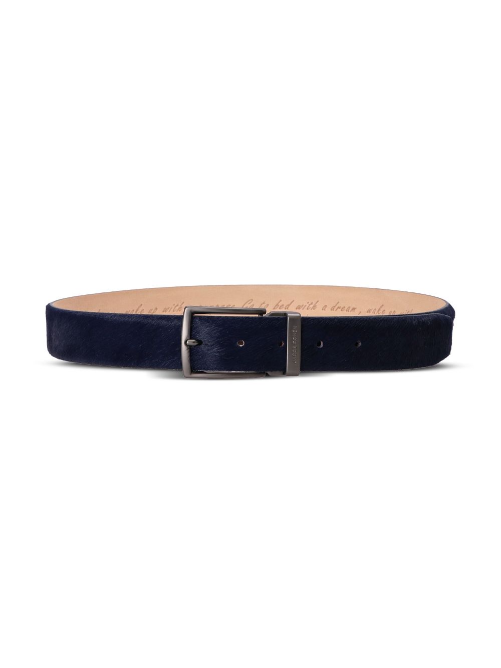 Jacob Cohën Leather Buckle Belt Blue Maison-Kitsune Men Belts