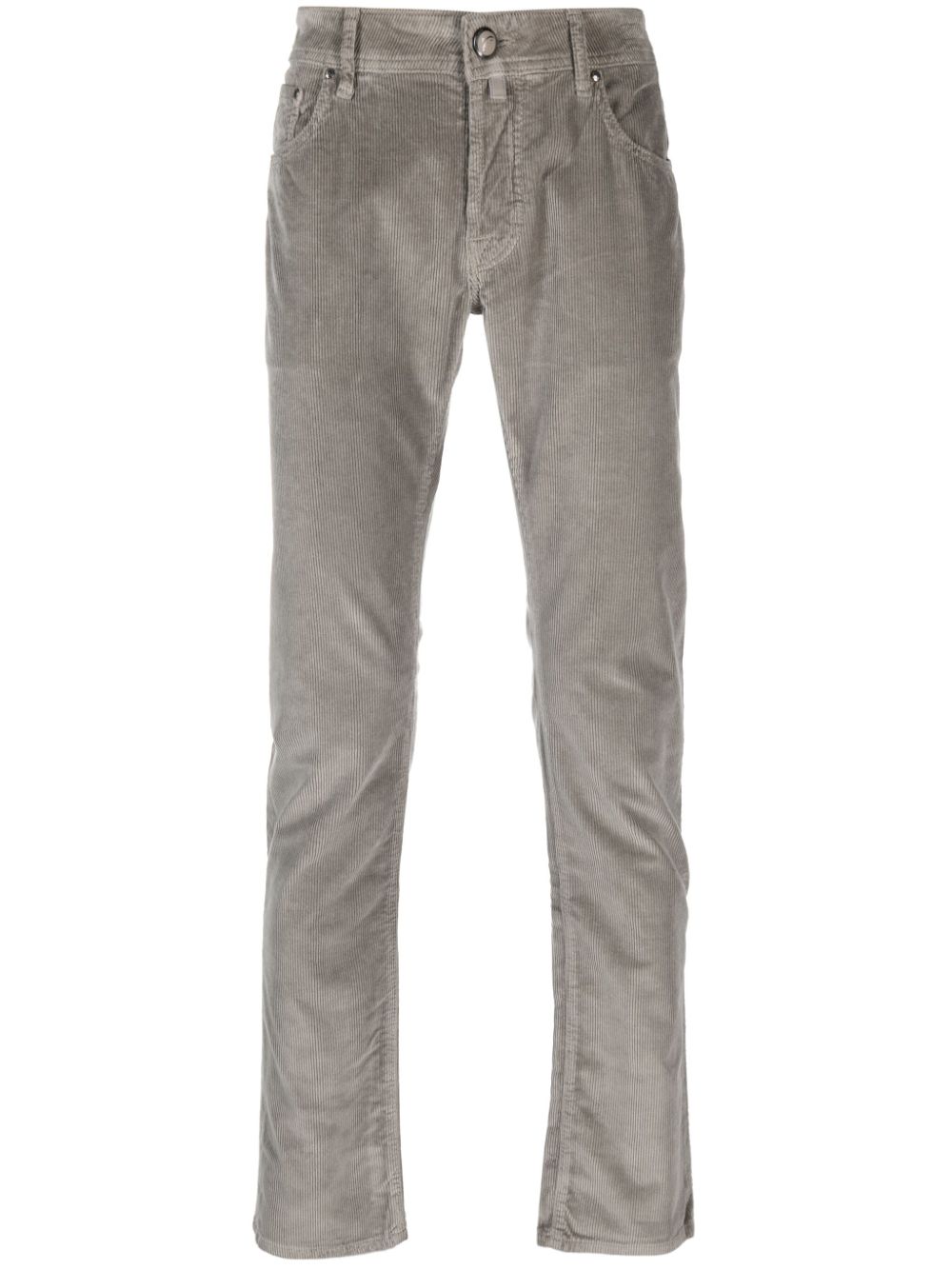 Men Regular-Fit & Straight Leg Pants Maison-Kitsune Jacob Cohën straight-leg Corduroy Trousers Grey