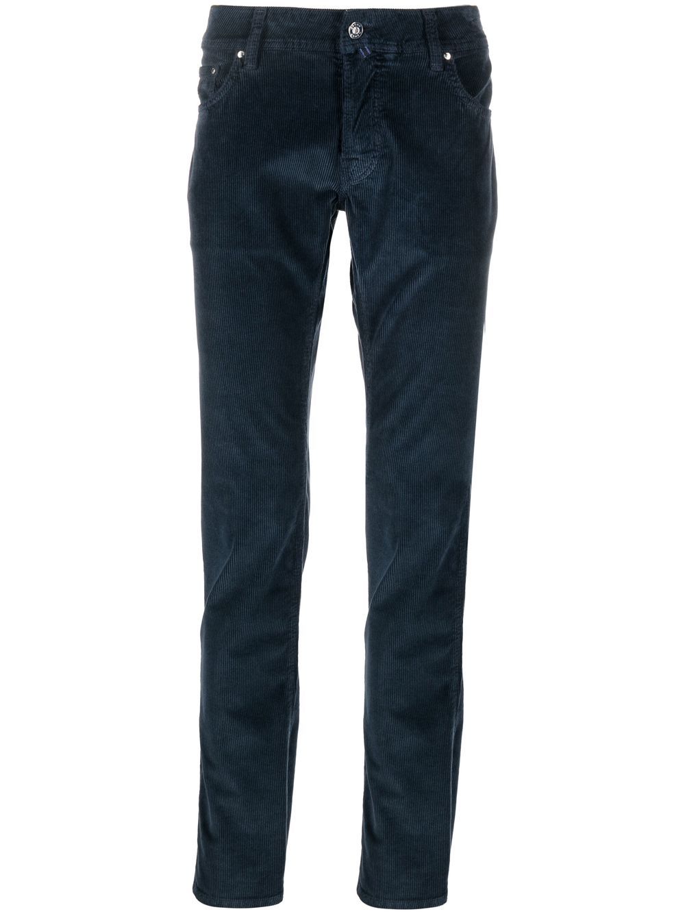 Jacob Cohën Corduroy straight-leg Trousers Blue Men Regular-Fit & Straight Leg Pants Maison-Kitsune
