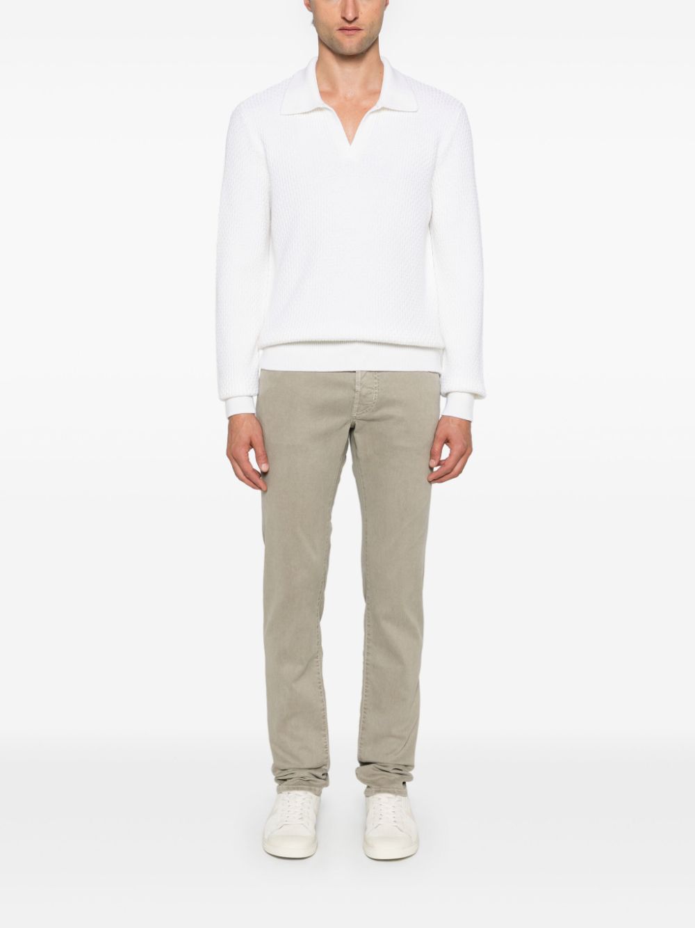 Jacob Cohën Nick Jeans Brown Maison-Kitsune Men Slim-Fit Jeans