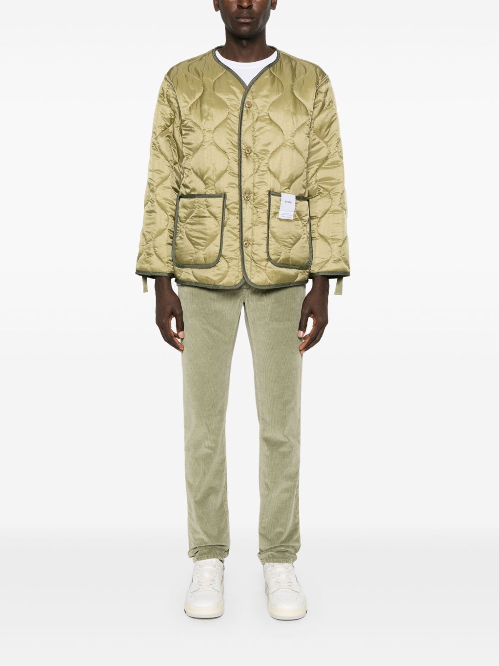 Jacob Cohën Nick Trousers Green Men Tapered Pants Maison-Kitsune