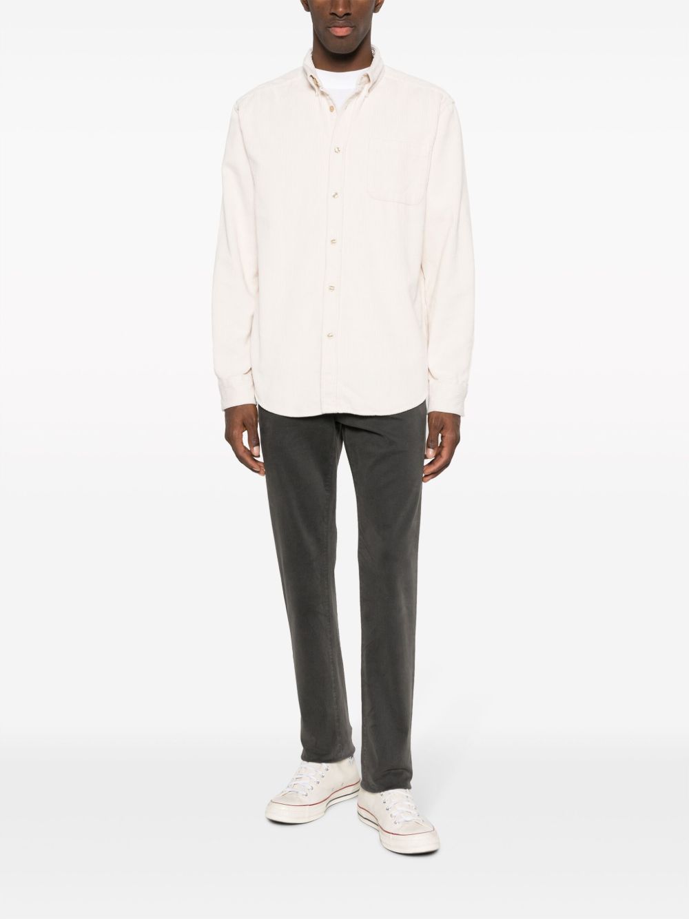 Jacob Cohën Bobby Chino Trousers Grey Men Chinos Maison-Kitsune