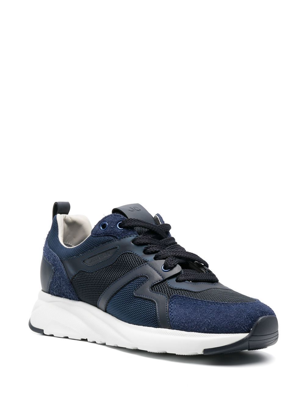 Maison-Kitsune Jacob Cohën Panelled low-top Sneakers Blue Men Low-Tops
