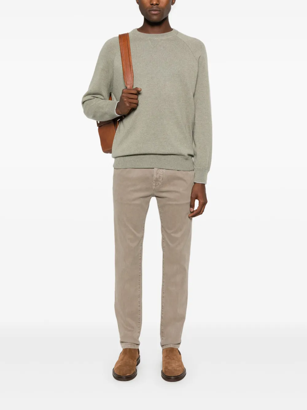 Maison-Kitsune Jacob Cohën Scott slim-cut Jeans Grey Men Slim-Fit Jeans
