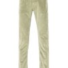 Men Regular-Fit & Straight Leg Pants Maison-Kitsune Jacob Cohën logo-embroidered Corduroy Trousers Green