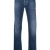 Maison-Kitsune Regular & Straight-Leg Jeans Men Jacob Cohën distressed-effect straight-leg Jeans Blue