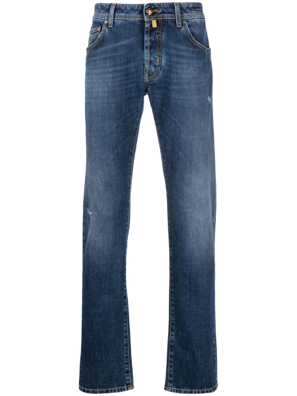 Maison-Kitsune Regular & Straight-Leg Jeans Men Jacob Cohën distressed-effect straight-leg Jeans Blue