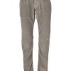 Maison-Kitsune Regular-Fit & Straight Leg Pants Men Jacob Cohën low-rise slim-cut Corduroy Trousers Grey