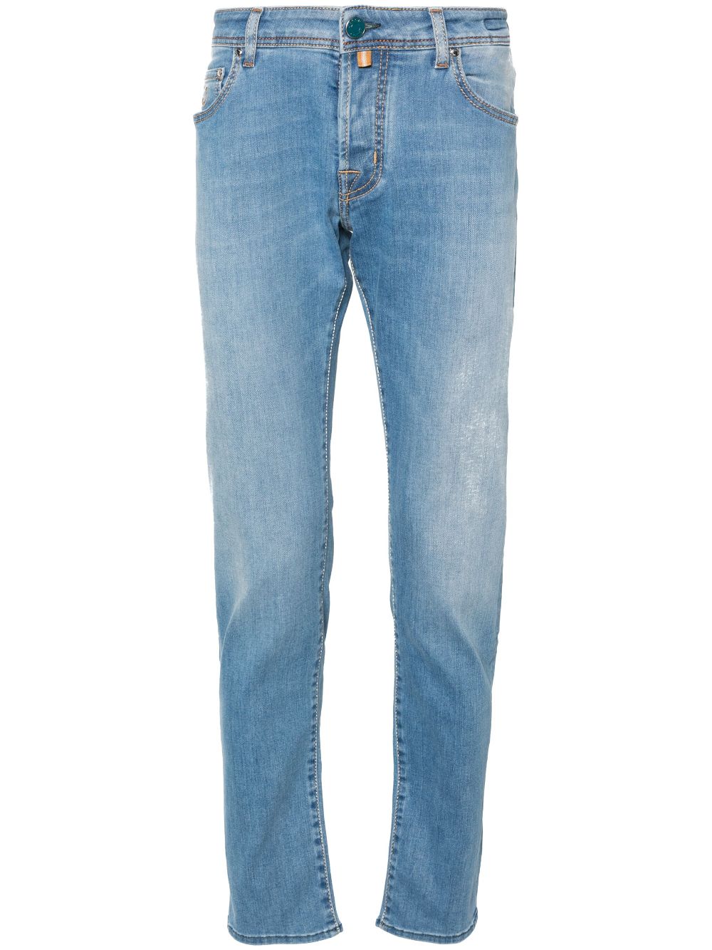 Jacob Cohën Nick mid-rise slim-fit Trousers Blue Men Slim-Fit Jeans Maison-Kitsune