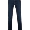 Maison-Kitsune Jacob Cohën logo-patch Skinny Jeans Blue Men Skinny Jeans