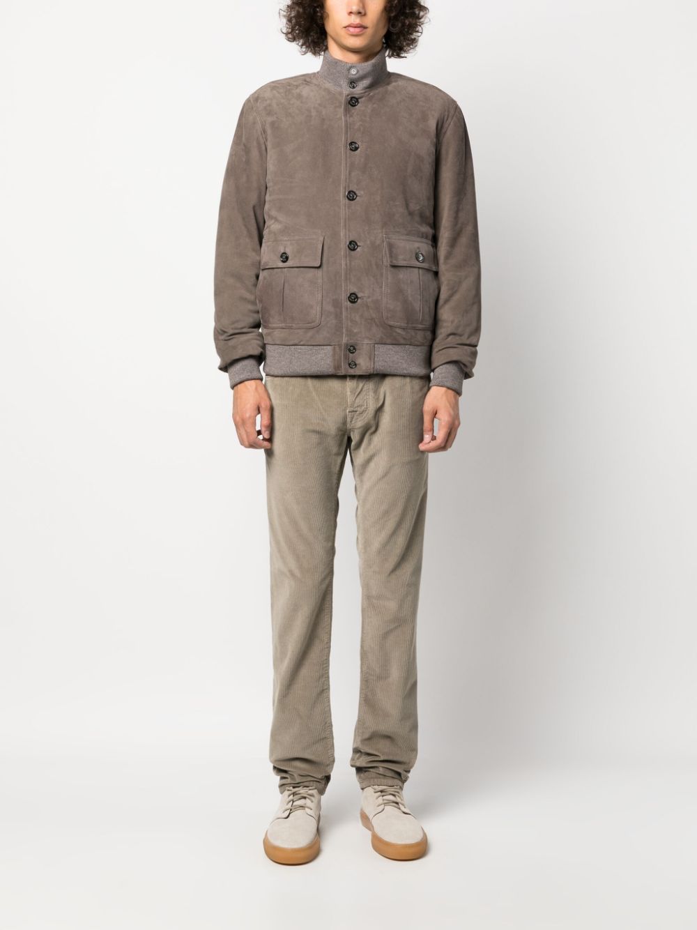 Jacob Cohën mid-rise straight-leg Trousers Neutrals Men Chinos Maison-Kitsune