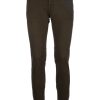 Jacob Cohën logo-embroidered Jeans Brown Men Skinny Jeans Maison-Kitsune