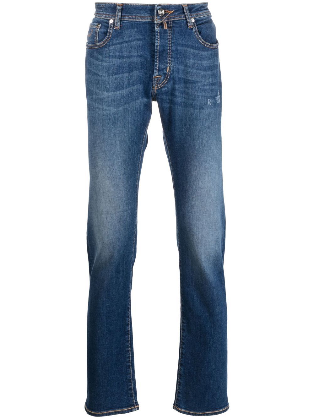 Maison-Kitsune Regular & Straight-Leg Jeans Men Jacob Cohën mid-rise Straight Leg Jeans Blue