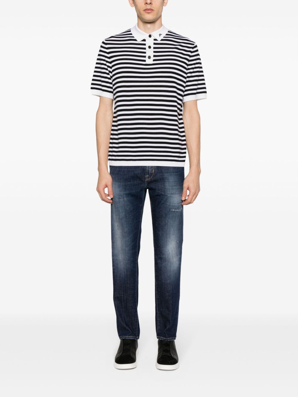 Jacob Cohën Scott slim-cut Cropped Jeans Blue Maison-Kitsune Men Slim-Fit Jeans