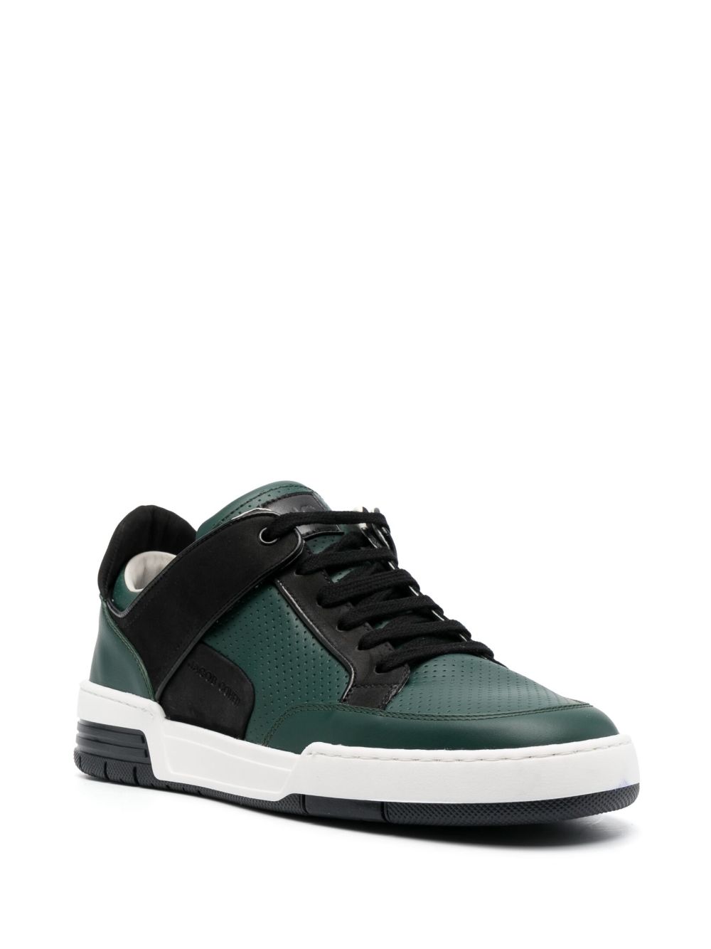 Men Hi-Tops Maison-Kitsune Jacob Cohën Shooter Logo hi-top Sneakers Green