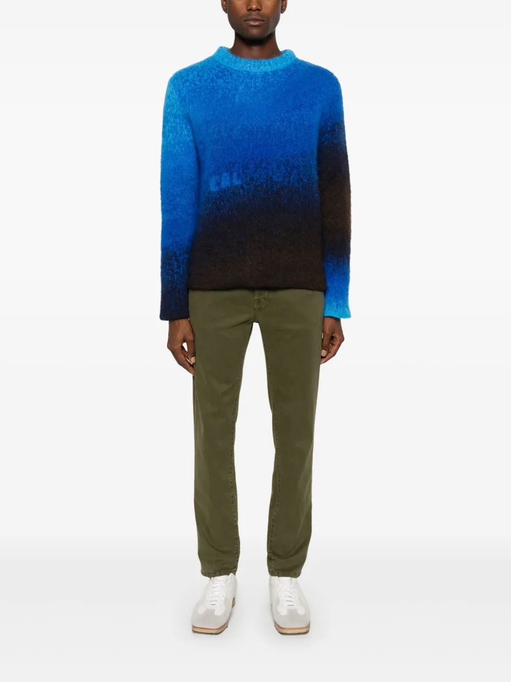 Jacob Cohën Scott Jeans Green Men Regular-Fit & Straight Leg Pants Maison-Kitsune