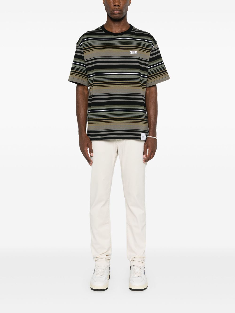 Men Regular & Straight-Leg Jeans Maison-Kitsune Jacob Cohën Bard mid-rise straight-leg Jeans White