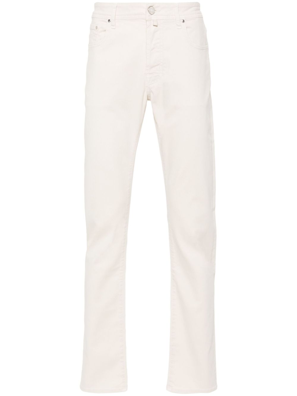 Men Regular & Straight-Leg Jeans Maison-Kitsune Jacob Cohën Bard mid-rise straight-leg Jeans White