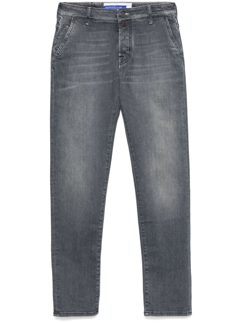 Maison-Kitsune Slim-Fit Jeans Men Jacob Cohën Lenny Jeans Grey