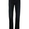Jacob Cohën logo-patch straight-leg Jeans Black Maison-Kitsune Men Regular & Straight-Leg Jeans