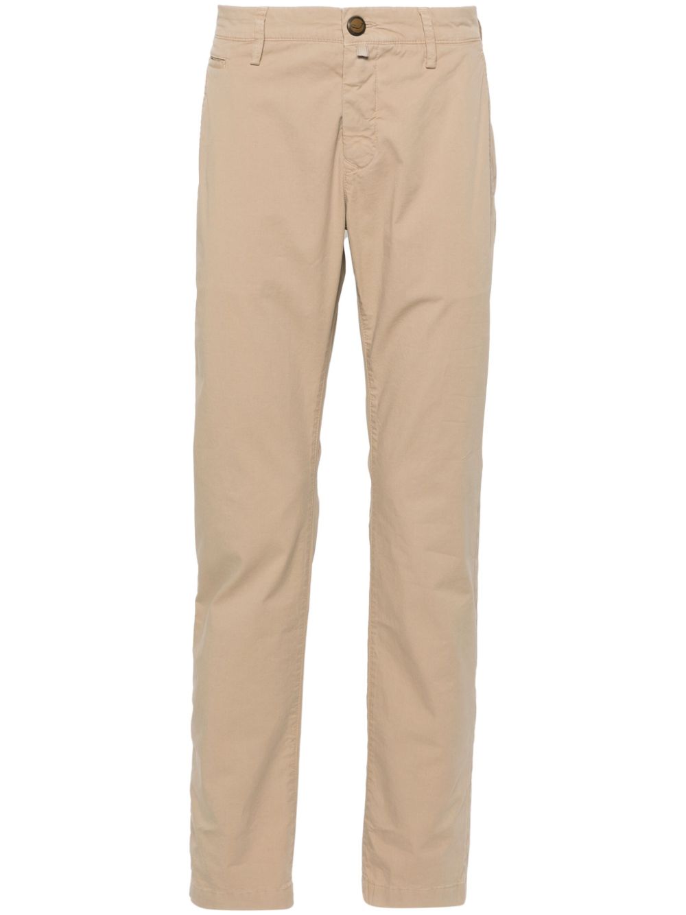 Men Chinos Maison-Kitsune Jacob Cohën Bobby Slim Chino Trousers Neutrals