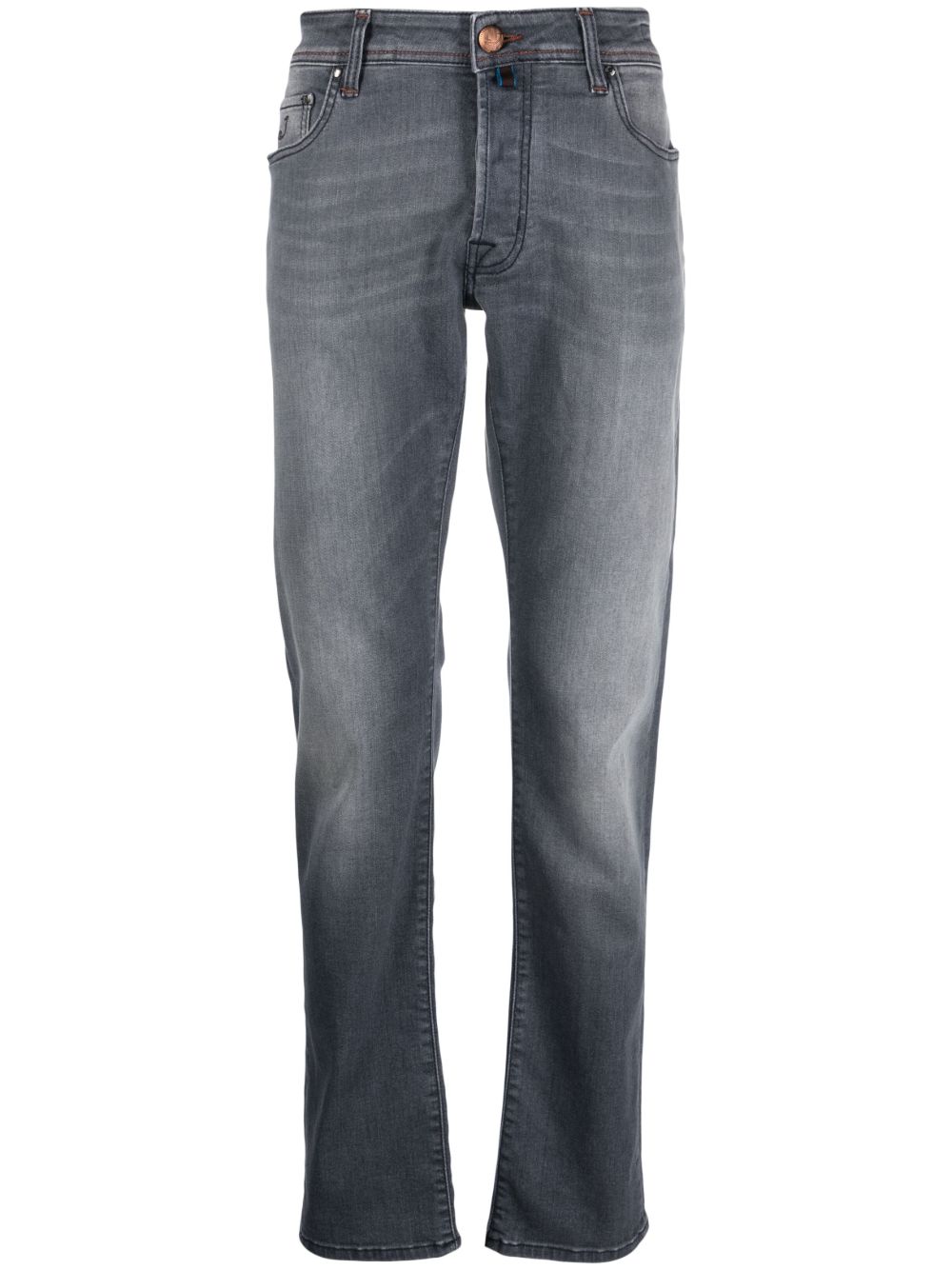 Jacob Cohën low-rise straight-leg Jeans Grey Maison-Kitsune Men Regular & Straight-Leg Jeans