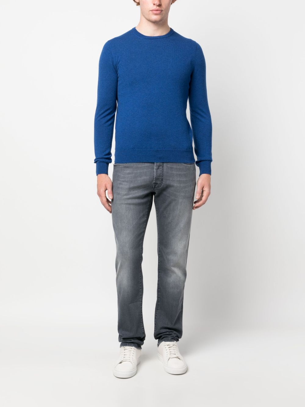 Jacob Cohën low-rise straight-leg Jeans Grey Maison-Kitsune Men Regular & Straight-Leg Jeans
