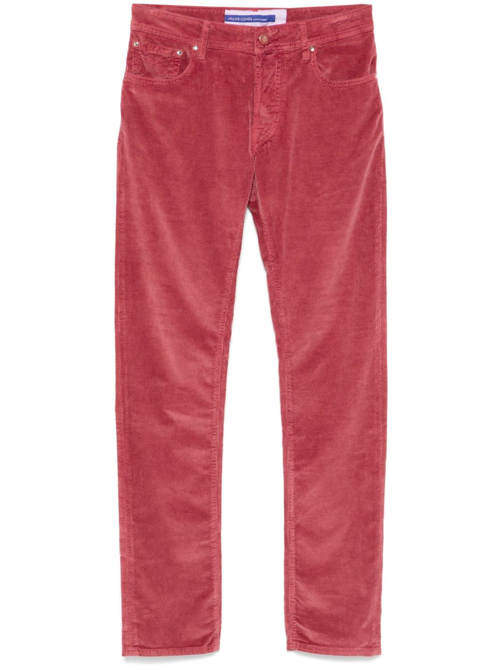 Jacob Cohën Bard Trousers Red Men Regular-Fit & Straight Leg Pants Maison-Kitsune