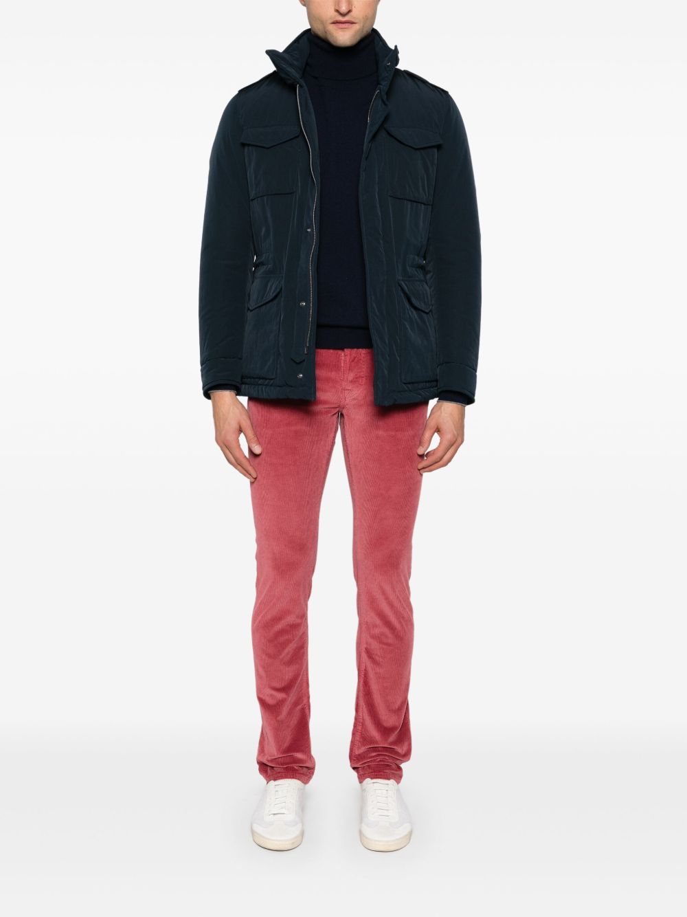 Jacob Cohën Bard Trousers Red Men Regular-Fit & Straight Leg Pants Maison-Kitsune