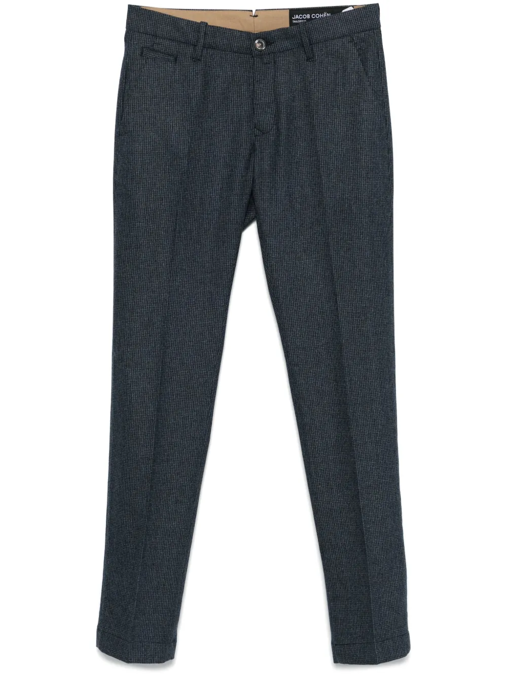 Jacob Cohën Bobby Trousers Blue Men Tailored Pants Maison-Kitsune