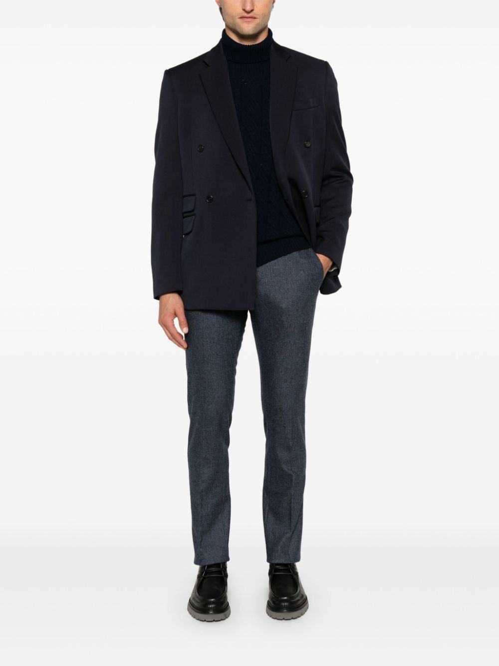Jacob Cohën Bobby Trousers Blue Men Tailored Pants Maison-Kitsune
