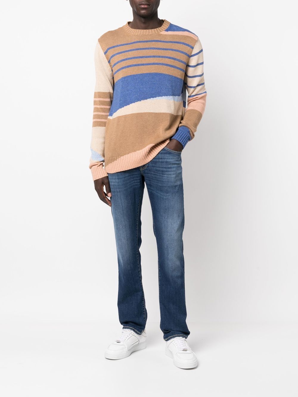 Jacob Cohën straight-leg Faded Jeans Blue Men Regular & Straight-Leg Jeans Maison-Kitsune