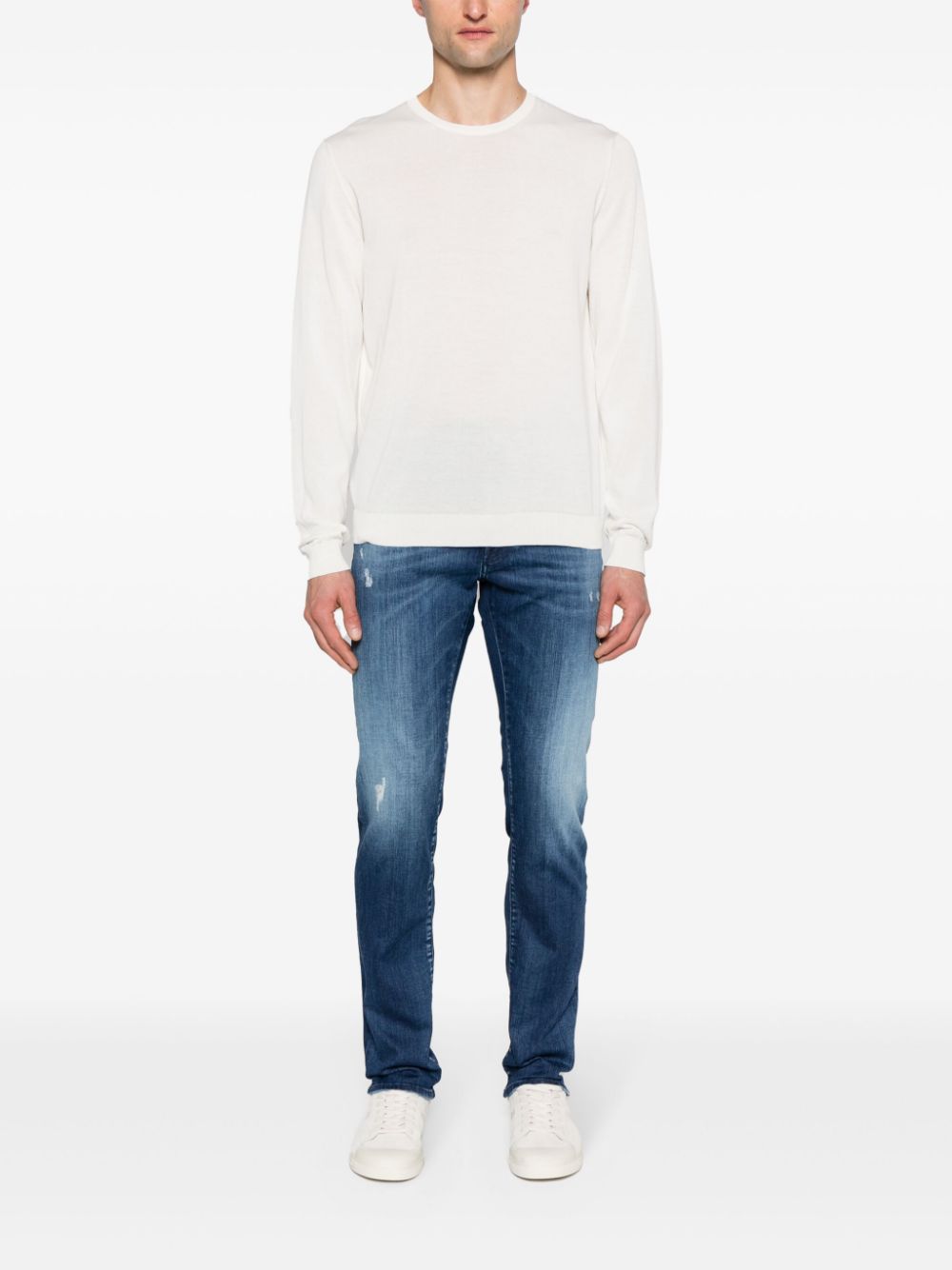 Maison-Kitsune Slim-Fit Jeans Men Jacob Cohën Bard mid-rise slim-fit Jeans Blue