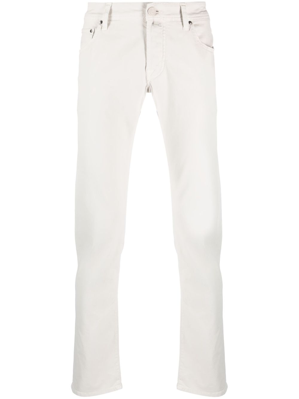 Men Slim-Fit Jeans Maison-Kitsune Jacob Cohën mid-rise slim-cut Jeans Neutrals