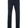 Maison-Kitsune Regular-Fit & Straight Leg Pants Men Jacob Cohën logo-patch straight-leg Trousers Blue