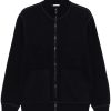 Jacob Cohën Bouclé Jacket Blue Men Bomber Jackets Maison-Kitsune