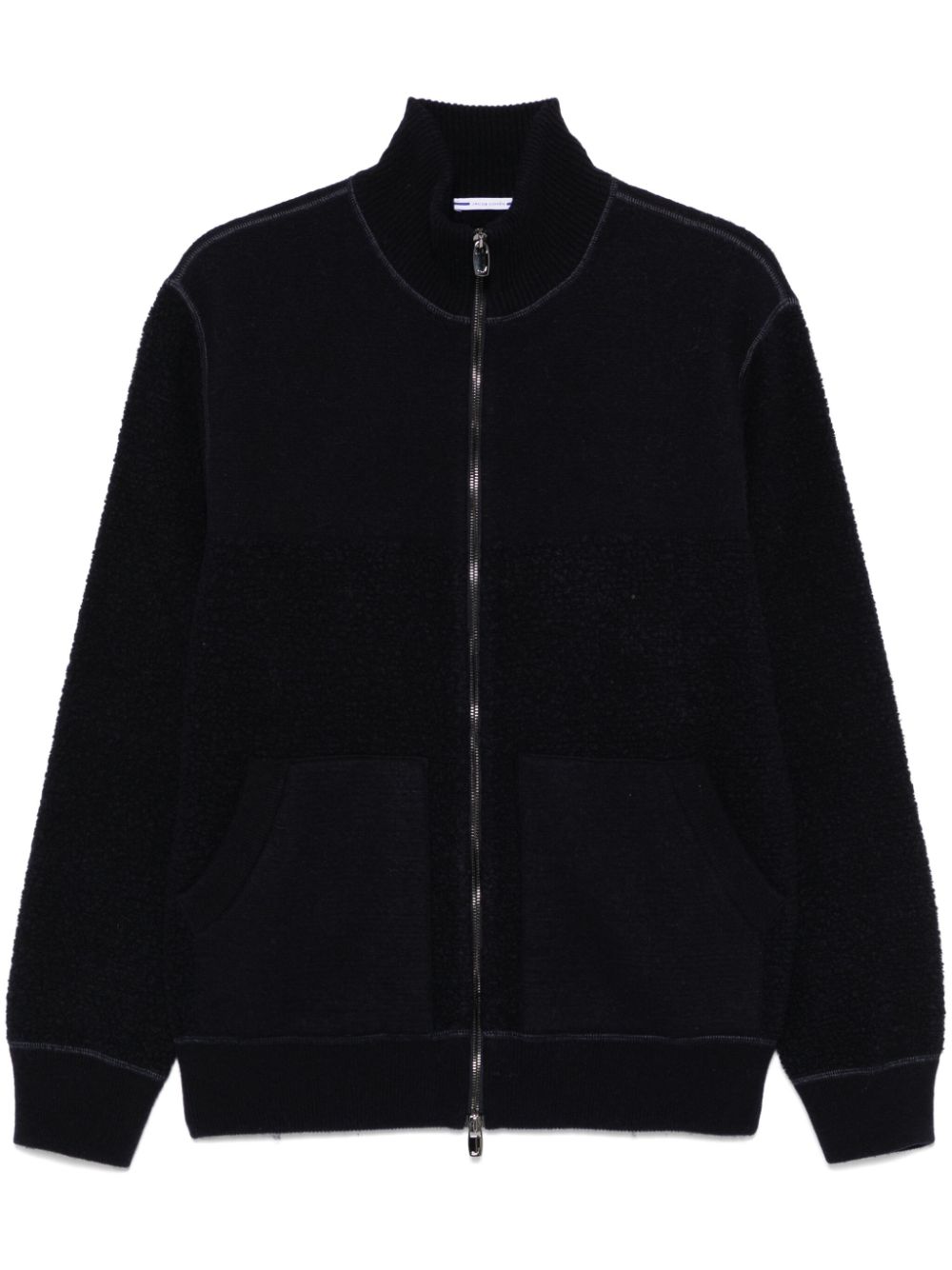 Jacob Cohën Bouclé Jacket Blue Men Bomber Jackets Maison-Kitsune