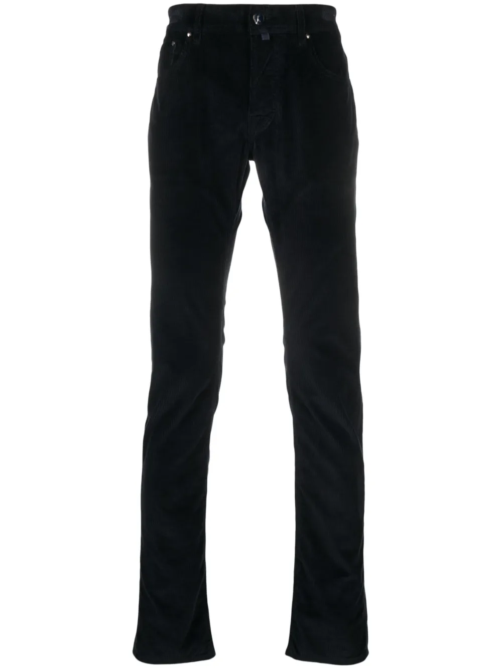 Maison-Kitsune Jacob Cohën low-rise slim-fit Corduroy Trousers Blue Men Regular-Fit & Straight Leg Pants