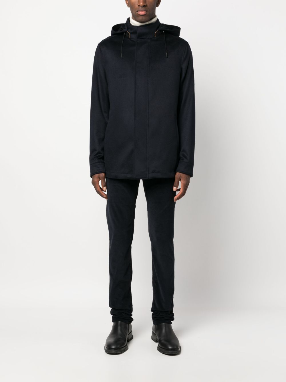 Maison-Kitsune Jacob Cohën low-rise slim-fit Corduroy Trousers Blue Men Regular-Fit & Straight Leg Pants