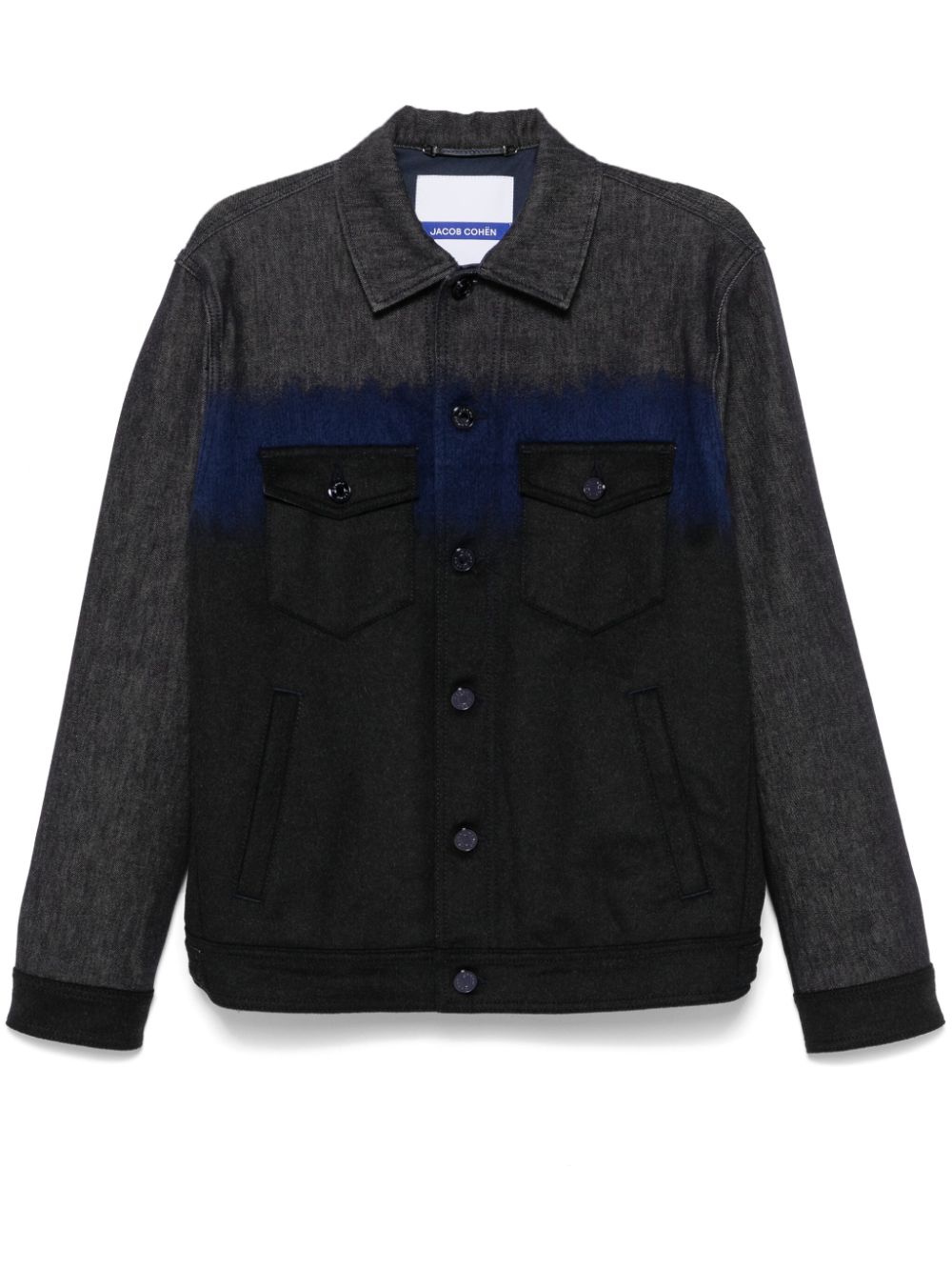 Jacob Cohën ombré-effect Jacket Blue Men Denim Jackets Maison-Kitsune