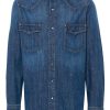 Maison-Kitsune Jacob Cohën Western Denim Shirt Blue Men Shirts