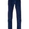 Men Regular-Fit & Straight Leg Pants Maison-Kitsune Jacob Cohën low-rise straight-leg Corduroy Trousers Blue