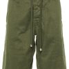 Maison-Kitsune Jacob Cohën logo-patch Shorts Green Men Denim Shorts