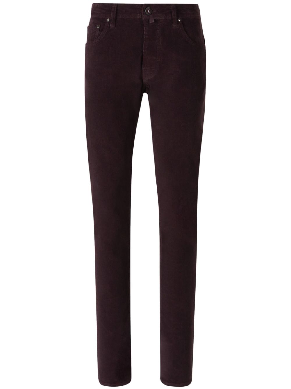 Jacob Cohën Bard Trousers Purple Maison-Kitsune Men Regular-Fit & Straight Leg Pants